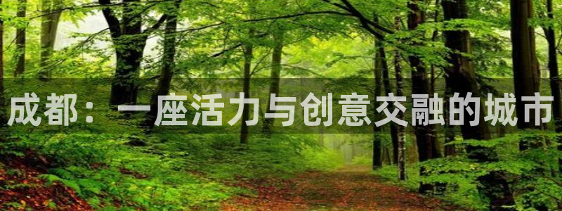 蓝冠娱乐登陆测速：成都：一座活力与创意交融的城市