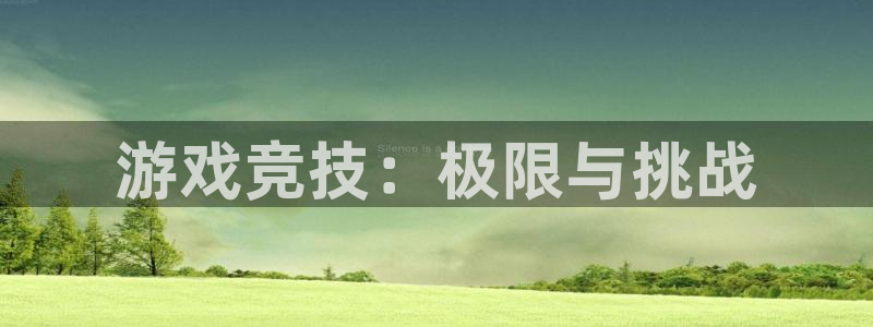 蓝冠在线官网：游戏竞技：极限与挑战